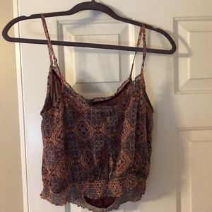 Multicolor crop top from American Eagle